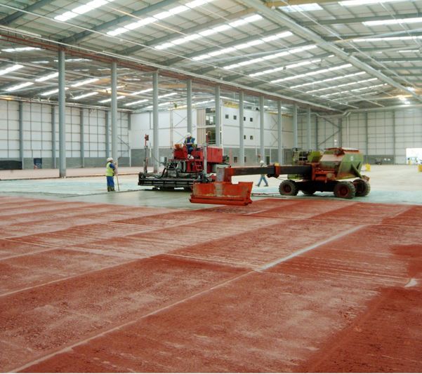 GODOWN FLOORS, SPORTS GROUND, SLIP-MEMBRANE for concrete roads and runways.