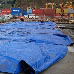 COVERING OF CEMENT BRICKS AT CONSTRUCTION SITES, Protection for transit material, Outdoor Storage