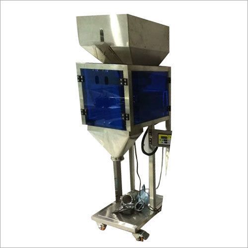 Chamber : Single
Packing Range : 100 - 5000 gm
Accuracy : +- 0.3 % (Depending upon Product)
Packing Speed : 8 - 12 bags/min
Machine Weight : 60 Kg
Additional Information :
Warranty : 1 year
Transportation : To Pay
