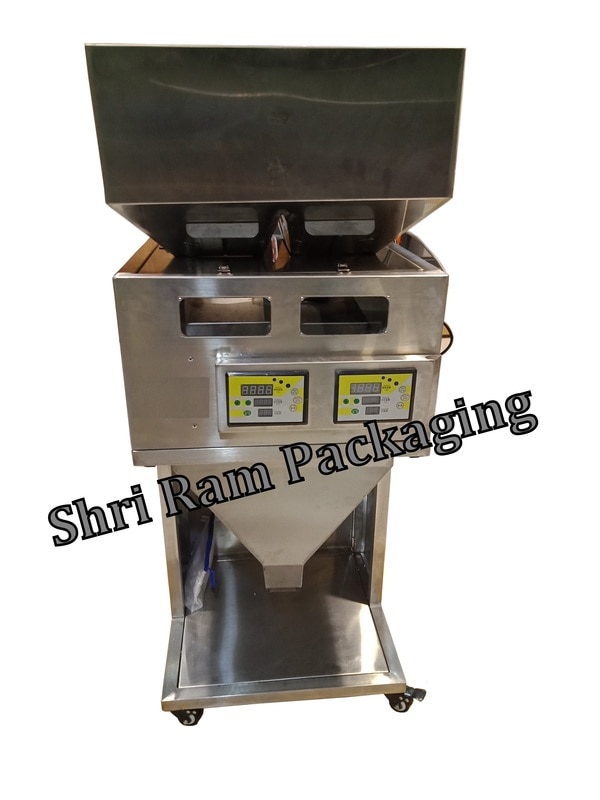 Semi Automatic Powder & Granule Filler Machine is suitable for filling granules like rice,sugar pulses,seeds ,wheat other types o granules in pouches ,bags ,containers etc Filling Capacity : 10 g - 1200 g