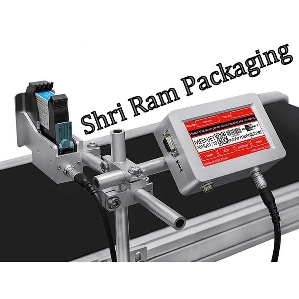 Online inkjet printer MX1MX1 Variable Data Ink Jet System is a new kind of machine with 4.5 inch high definition display screen and high precision capacitive touch sreen. System firmware can be upgraded remotely. It can print deformable bar code/ QR code/ text.
