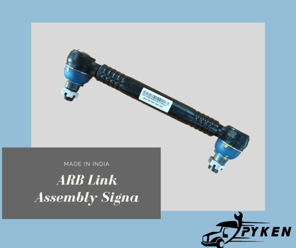 Pyken's Arb Link Assembly for Tata SignaAnti Roll Bar Link RodAnti Sway BarStabilizer BarRoll BarWe are leading manufacturer and Supplier of Heavy Duty Truck Parts In DelhiWe have wide range of spare Parts for Tata, Leyland , Tata Signa , Tata Prima , Volvo , Man , Amw .Make sure you come to Pyken for all your Spare Parts need to ensure the smoothest running of your Trucks.Disclaimer : we dont have any tradelinks with original companies. we use their name/brand/partnumber/logos or pictures for refrence purpose only. we deal only under our own registered Pyken brand.