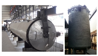 We Manufacturing a Wide Variety of Curing Process material Like Flay Ash Bricks, Cement Blocks, Automobile Tyres & Etc, For Both Horizontal & vertical Options.Wide Range : Dia – 500 mm to 5000 mm.Length – UP to 50 Mtrs.Working pressure : Upto 21 kg/cm2.