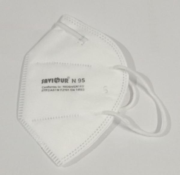 N95 NOSE MASK WITHOUT EXHALATION VALVE, CONFIRMS TO, NIOSH/EN140/FFP2/ASTM F2101 EN14683.