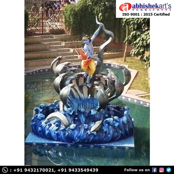 We are one of the leading manufacturers and suppliers of the Fiberglass Kaliadomon statue. These fiber statues are made of high-grade FRP with weather coated color for long-lasting. The height of each sculpture is available in 15 feet. We also do customized statues.