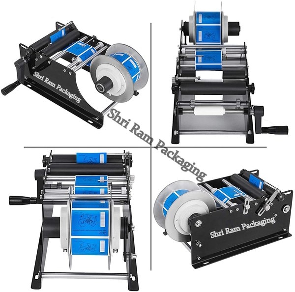 Mt 30 Manual Round Labeling Machine with Handle Manual Round Bottle Labeler Label Applicator for Glass Metal plastic Bottle.Due to our enormous manufacturing facilities, we are able to provide a comprehensive assortment of Manual Round Bottle Labeling Machines which is highly acclaimed and acknowledged in the market for their rugged construction and high strength attributes. Manual Round Bottle Labeling Machines offered are obtainable in varied specifications as per the needs and demands of our clients.Manufacturer of a wide range of products which include mt 50 Semi Automatic Round Bottle Labeling Machine, mt 30 Manual Round Bottle Labeling Machines, Manual Flat Bottle Labeling Machine, Label Dispensers, Automatic Round Bottle Labeling Machines & manual labeling machine mt30 .