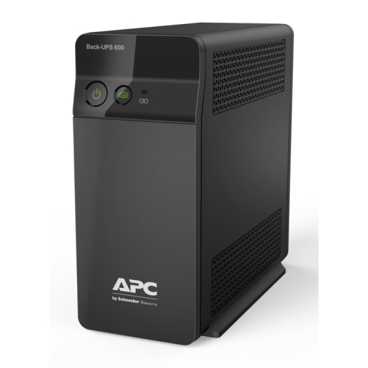 APC Back-UPS 600, 230V without Auto Shutdown Software, IndiaBattery Backup & Surge Protector for Electronics and Computers.360Watts/600Va. Line Interactive Topology.