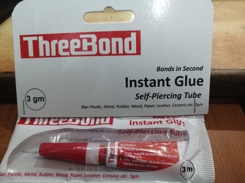 ThreeBond Instant Glue is a Cyanoacrylate-based instant High-Strength adhesive, Bonds Storngly on Metal, Plastic Glass Rubber , Lether, Flex, Canvas , Paper,Wood,Ceramic,Not Suitble for PTFE PP Silicon & Polythene Pidilite Fevikwik Adhesive Instant One Drop Glue FEVIKWIK FEVIQUICK 203 Adhesive Price in IndiaFevikwik - Feviquick Latest Price, Manufacturers & SuppliersFevikwik – Adhesive Glue to Repair Broken Itemsmetal to metal adhesiveMetal Bonding AdhesivesBonding Metal Substrates