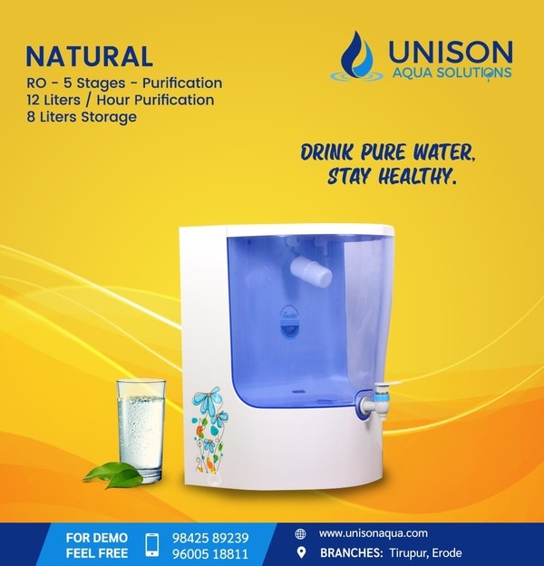 Pro Aquo 100GPD Pump, 24V SLX Solenoid Valve, 24V 1.5Amps Pro Aquo SMPS, 80 GPD Pro Aquo Membrane> 15 Liters/Hour Purification> 8 Liters Storage> RO 5 Stages Purification