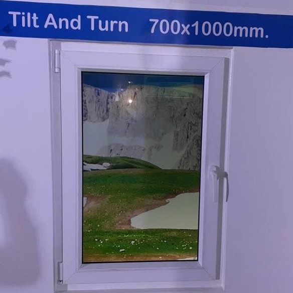  Tilts at an angle from the top like a bottom hung or opens sideways like a casement window. The tilt position is for ventilation. Both operations take place with a single handle with a specialized build in hardware