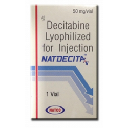 We are a leading supplier of NATDECITA DECITABINE Injection from India.