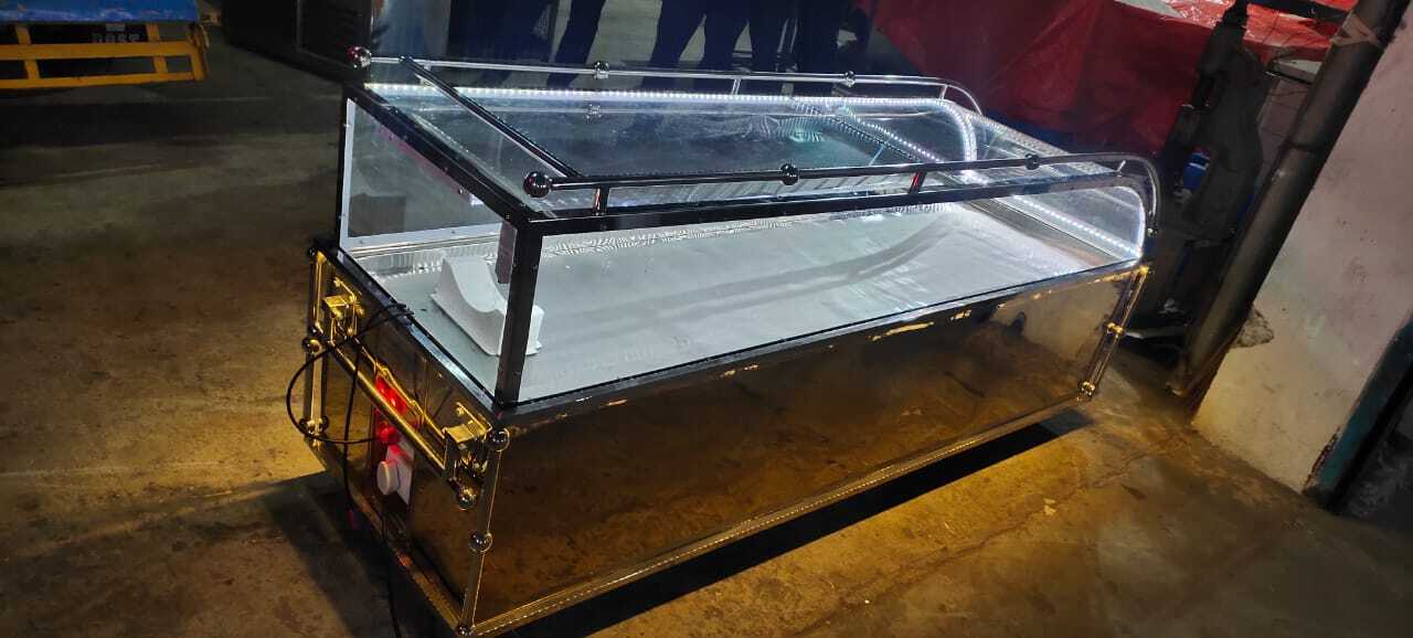 MC 005 - Gold Stainless Steel Single Dead Body Freezer