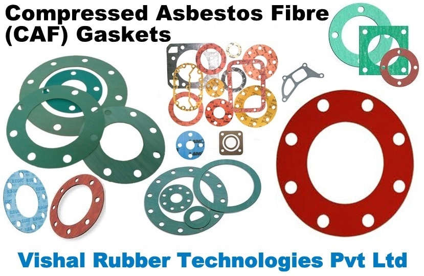 CAF GasketsA gasket material that is comprised of asbestos fibers encapsulated within a rubber binder.  This type of gasket is tough, durable and dimensionally stable, relatively incompressible and exhibits low creep characteristics.  It also has the ability to effectively form a seal over a wide range of service conditions which has given it a good reputation.  Compressed asbestos fiber(CAF) gaskets have good chemical resistance capabilities and a good working temperature range of cryogenic to 1,100F.  It is less suitable for low bolt loads such as use with non-metallic flanges and low grade bolts, and is not suitable for use in stainless steel flanges due to its chlorine content which will damage the flanges.  However, CAF gaskets can be installed relatively easily due to their ability to handle mechanical abuse, incorrect fitting and bolt-load retorquing