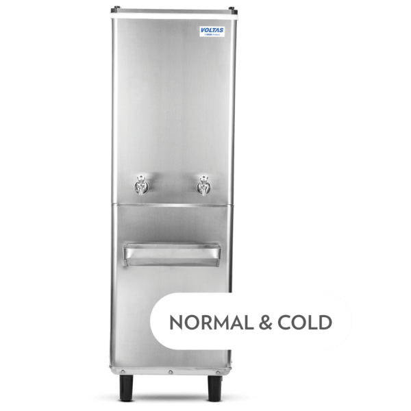 STORAGE CAPACITY(LTRS) 20COOLING CAPACITY(LTRS/HOUR) 20CABINET MATERIAL G.I POWDER COATED/SSTANK STAINLESS STEELNUMBER OF FUCETS 1REFRIGERANT R-134aOVER ALL PRODUCT DIEMENSIONS WITH TROUGH(WXDXH)mm 364X505X1117TEMPERATURE RANGE 10 TO +25 ̊CCOMPRESSOR RECIPROCATING COMPRESSOR