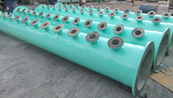 We manufacture FRP/GRP/ CPVC-FRP / PP-FRP / PPH – FRP / PVDF – FRP Scrubbers. We make a range of scrubbers like : Packed Bed Scrubbers / Venturi Scrubbers / Spray Towers to neutralize harmful gases before emission into atmosphere.The scrubbers are in various orientations with respect to flow of gas – Cross Current Flow scrubber, Co-Current Flow Scrubber, Counter Current Flow Scrubber with vertical & horizontal orientation.These scrubbers range from flow rate of 5000m3/Hr upto 50,000m3/Hr capacity.We also manufacture Ducts, Hoods, Re-Circulation lines for the scrubbing system.Serving various industries like: Petrochemical, Caustic plant, Chlor Alkali plant, Textiles, Food Processing plants, Mineral Refineries, Metal Treatment Plants, Pharmaceutical Industries, Acid Pickling Plants, Hot Dip Galvanizing Plants, Pickling Plants, Bromine Plants, Chlorine Plants, ETP Plants, STP Plants, WTP plants in several locations like : California, Melbourne, Manila, UAE, Ontario, London, New Delhi, Mumbai, Pune, Chandigarh, Jordon and many other locations.We at FGP Manufacture PP lined FRP tanks to suit the chemicals and for a longer life period.We also offer various thermoplastic Liners like: 1. PP – Polypropylene2. PVC – PolyVinyl Chloride3. C-PVC – Chlorinated PolyVinyl Chloride4. HDPE – High Density Poly Ethylene5. PVDF – Poly Vinilidine Flouride6. PTFE – Polytetrafloroethylene7. FEP – fluorinated Ethylene propylene8. E-CTFE – Chlorotrifluroethylene9. PFA – PerfluroalkoxyWe manufacture the FRP Tanks with manufacturing processes like : Hand-Lay up Process / Contact Moulding , Filament Winding Process , Spray Lay up.The design codes followed by us to maintain the quality of the product are : BS : 4994 : 1987, BS EN 13121, ASME - SECTION – X, ASME RTP -1-2000, ASTM D 3229-81, ASME B 16.5.The resin system used are :a. Polyesterb. Vinyl Esterc. Epoxyd. PhenolicThe Various Storage tanks manufactured by us for different industries are : 1. Horizontal / Vertical Orientation tanks2. Ultra pure Water tanks3. Underground Storage tanks4. Food Storage tanks5. FRP Silos6. Chemical Storage tanksOur capacity ranges from 1000 Litres to 2, 50,000 Litres. In past we have manufactured FRP Panel Tank – with capacity of 675m3. We also carry out FRP Lining at site for concrete & steel. We have dedicated team for site fabrication. The tanks are utilized in various industries ranging from textile, steel processing, distillery, refinery, alkali, caustic, soda, HCl, Hypo and many others.