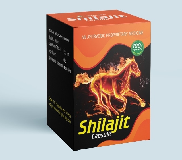 Shilajit | Immune booster | General Tonic | Geriatric | Power boosterIngredients: Suddha Shilajit Packing: Shilajit capsule is available in 30 caps, 100 caps & 500 caps HDPE containerShilajit is useful as vitality tonic. Effective against General Debility and for a wide range of common ailments.Bronchial disorders, Skin ailments, Anemia, Inflammations, Dyspepsia and Urinary tract disorders etc.Dosage: 1-2 Caps twice a day with preferably with milk or as directed by the physician.