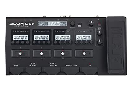 68 onboard high-quality digital effects, including distortion, overdrive, EQ, compression, delay, reverb, flanging, phasing, and chorusing5 new amp emulators plus 5 cabinet emulatorsUse up to 9 effects simultaneously, chained together in any order100 custom-designed factory patchesBuilt-in expression pedal for real-time control over volume, tone, or selected effect parameters4 stompbox switches allow effects to instantly be brought in and outTECHNICAL SPECIFICATIONS:Product Dimensions- 45.72 x 24.13 x 10.16 cm; 3.4 KilogramsItem model number- G5nColour- BlackStanding screen display size- 2Item Weight- 3 kg 400 gManufacturer- Zoom CorporationImported By- Direct Import