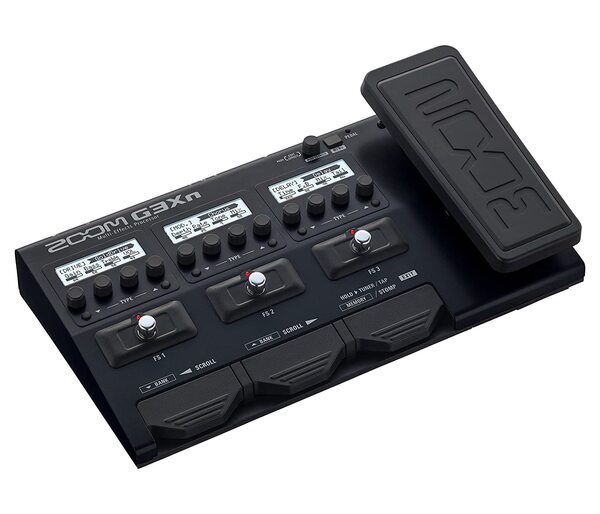 FEATURES:70 (68 effects, 1 looper pedal, and 1 rhythm pedal) onboard high-quality digital effects, including distortion, overdrive, EQ, compression, delay, reverb, flanging, phasing, and chorusing5 new amp emulators plus 5 cabinet emulators75 custom-designed factory patchesFree ZOOM Guitar Lab Mac/Windows software allows downloading of additional effects and patchesUse up to 7 effects simultaneously, chained together in any order3 independent editing displaysAuto Save function for automatic saving of all patch parameters3 stompbox switches allow effects to instantly be brought in and outIntuitive user interfaceStereo/mono Looper allows recording of up to 80 seconds of phrase recordingOnboard chromatic tuner with dedicated footswitch supports all standard guitar tunings, including open and drop tuningsTuner range of 435 - 445 Hz68 built-in rhythm patterns that can be used in conjunction with the LooperAuxiliary stereo input jack for connection of smartphones and music playersDual output jacks for connection to guitar amps and mono or stereo PA systemsTap Tempo with dedicated footswitchInput jack accepts standard guitar cableStereo headphone outputIncluded AC adapterSPECIFICATIONS:Effect types: 80 (70 DSP effects, 5 amp emulators, 5 cabinet emulators)Display: 128 x 32 dot-matrix LCD (x3)Number of simultaneous effects: 7Number of user banks/patches: 150Sampling frequency: 44.1 kHzA/D conversion: 24-bit with 128x oversamplingD/A conversion: 24-bit with 128x oversamplingSignal processing: 32-bitFrequency characteristics: 20 – 20 kHz +1 dB, -3 dB (10 kΩ load)INPUTSINPUT: Standard monaural phone jack, Rated input level: -20 dBu, Input impedance (line): 470 kΩAUX IN: Stereo mini jack (3.5 mm), Rated input level: -10 dBu, Input impedance (line) : 10 kΩOUTPUTSOutput R: Standard monaural phone jackOutput R, maximum output level: Line +5 dBm (with output load impedance of 10 kΩ or more)L/Mono/Phone: Standard stereo phone jack (combined line/headphone)L/Mono/Phone, maximum output level: Line +5 dBm (with output load impedance of 10 kΩ or more) Headphones 15 mW + 15 mW (into 32 Ω load)Noise floor (residual noise): -100 dBuEquivalent input noise: -119 dBu