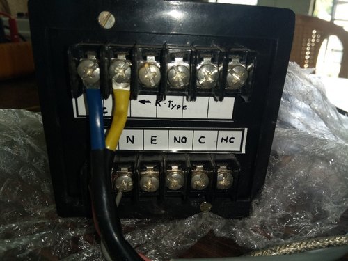 Accuracy +/-5 DegreeC(at above 200 DegreeC upto 1250 DegreeC)Controller Type On/Off ControlBrand YRKPower 100 to 240 VACType DigitalModel Name/Number YRK-TC01Display Type ALPHANUMERIC 2 LINE LCDCapacity 10 Amp potential free contacts(NO-C-NC)Control Action Automatic according to Set limitsControl Output 1 No. Potential free contacts (NO-C-NC)Humidity upto 60%RhSensor Input K type thermocoupleDisplay Size 16x2 Alphanumeric LCDWarranty 1 year against manufacturing defects.Material ABS plastic Din Enclouser(96x96x110mm)Color BlackEvent Function Set HIGH,LOW LIMIT,ALARM INDICATORCommunication Interface Rs232/Rs485 optional on custom request.Memory Backup yesCompatible Thermocouples K typeAlarm Outputs NoDimension 96x96x110 mmControl Modes DigitalDisplay Accuracy +-5 DegreeCWeight 230 gramsRelay Output 10Amp No-C-NcDisplay Method Digital Real TimeInput Power Supply 120 - 220vAcNo Of Alarm Modes 2(Hi & Low)Open Sensor Indication No.Operating Ambient Temp -10 to 70 DegreeCOperating Relative Humidity upto 65%RHEnclosure 96x96x120mm din typeSampling Rate 200m/sSampling Time 1.5 secondsSet Point Independent for HIGH & LOW temperatureAlarm Output Optional on custom requestMaximum Distance To Sensor Depend upon cable size(upto 30mtrs @ 2.54mm )Mounting Type Flush din type with bracket rodResponse Time 1.5 secondsCooling Method NaturalRange 10-1250 DegreeCSampling Cycle 200m/sTemperature controller reads upto 1250°C using with K type thermocouple. Independent temperature settings for High temperature Cut-Off and Low temperature Cut-On with memory. Display real time temperature with an accuracy of +- 5°C(above 200°C), also displays High and Low Set values. Display High/Low Alarm Indication. Potential free Relay output.