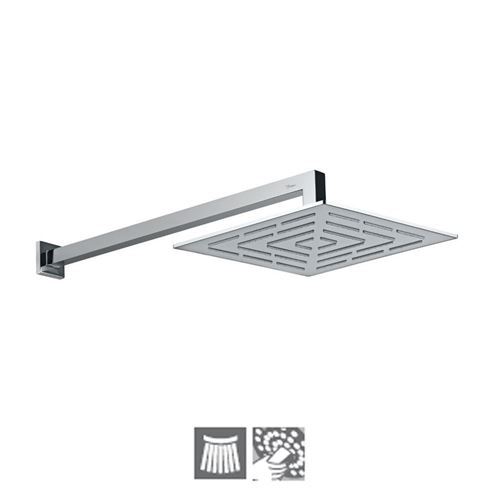 Maze Overhead Shower 300X300mm Square Shape Single Flow (Body & Face Plate Stainless Steel with Chrome Finish) with Rubit Cleaning SystemRegistered Design No:276017PRODUCT CODE: OHS-CHR-1639PRODUCT RANGE: MAZE SHOWERS ₹ 11,500.00