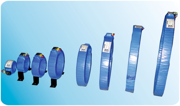 Core balanced Current Transformer for Earth Leakage Relays & Earth Fault Relays in various Sizes and Tape wound or Resin cast.