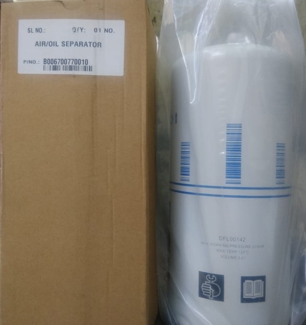 ELGI COMPRESSOR OIL SEPARATOR - PART NO.B006700770010