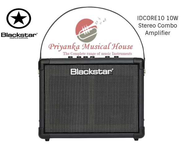 The ID:Core Stereo 10 V2 is a 2x5W ultimate entry level guitar amplifier. Incredible tone and flexibility is accessed by a simple and intuitive control set and delivered in SUPER WIDE STEREO to give an immersive playing experience that will have you hooked on playing guitar.ID:CORE V2 represents the culmination of more than nine years’ technical Research and Development. These amps have an intuitive control set like a traditional amp, but have the versatility of programmability. The unique controls allow you, the guitarist, to custom design your own sound. The unique and enhanced Voice control has six different channels - Clean Warm, Clean Bright, Crunch, Super Crunch, OD 1, OD 2. When used together with Blackstar's patented ISF control you can get the exact tone you're thinking of. The effects section delivers studio quality modulation, delay and reverb effects simultaneously that you can store with your sound.Deep editing and storing of patches is simple using the Blackstar INSIDER software. Patches can be shared, uploaded and downloaded via the online community. The USB connector also allows you to record from your amp directly to your computer; new USB 2.0 functionality makes for easier recording and reamping, plus the ability to record just the preamp out for adding your own effects and cabinet emulation in the DAW/post-processing. An emulated output, MP3/line input and inbuilt panel-accessible tuner complete the package.By using the unique Voice control and the patented ISF, ID:CORE Series amplifiers allow unparalleled flexibility and ease of use, enabling you to design the sound in your head and deliver it at home, in the studio or in rehearsal.2x5W programmable comboSuper Wide StereoEQ with patented ISFVoice - select from 6 classic channels12 Stereo EffectsStore up to 6 of your soundsFree INSIDER softwareUSB Mini B for use with INSIDER and Recording (Cable Not Included)Stereo MP3/Line In with dynamic EQ for great sounding music playbackSpeaker Emulated Line Out for silent practice or recordingStereo speaker configurationMains powered via a separate PSU (Included)