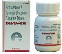 Tavin EM Tablet (Emtricitabine (200mg) + Tenofovir disoproxil fumarate (300mg)