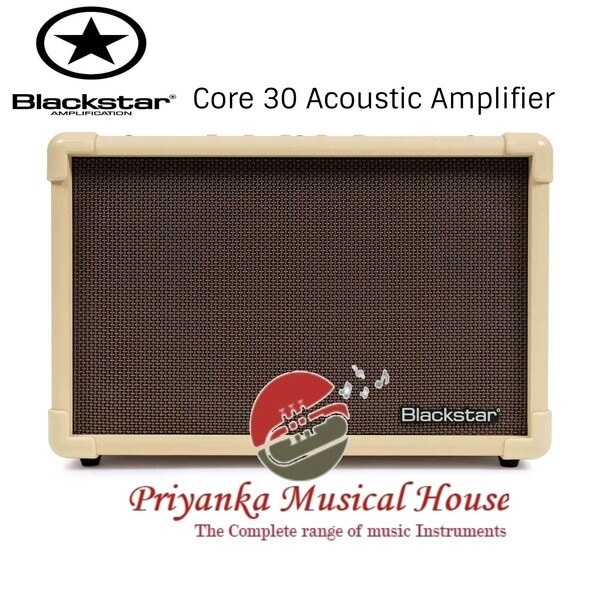 SPECIFICATIONACOUSTIC:CORE 30Power 30W (2x15W Super Wide Stereo)Instrument Channel YMic/Line Channel YEQ Instrument Channel Low, HighEQ Mic/Line Channel Low, Mid, High/td>Instrument Enhance YMic/Line Vocal Clarity YEffects Instrument Channel 2 chorus (Vintage and Wide), 2 reverb (Room and Hall) in Super Wide StereoEffects Mic/Line Channel 2 reverb (Room and Hall) in Super Wide StereoSuper Wide Stereo YXLR D.I. Output Y (mix)Phase Feedback Suppression YSpeaker Emulated output YLine Out / Headphones YLine In YTRRS Streaming YUSB Audio YFootswitch FS-18 (Inst. Ch. Chorus on/off, global Reverb effect on/off)Tilt-back Stand YPA Stand Mountable Y (with optional SA-2 adaptor)Speakers 2x5\