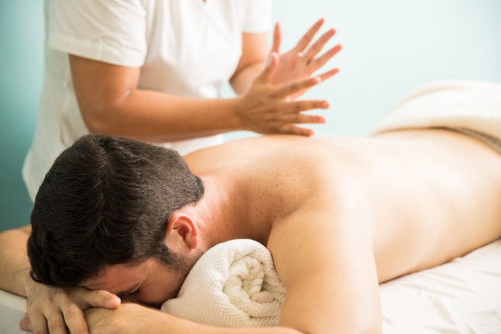 The Swedish massage is the best known and most widely practiced type of massage therapy. There are a variety of techniques used in Swedish massage including circular pressure applied by the hands and palms, firm kneading, light tapping, and more.