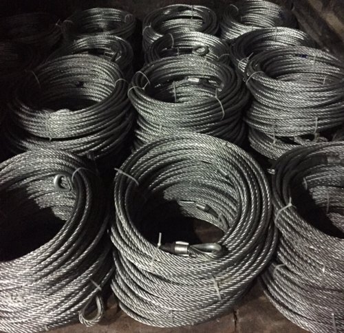 Material	Galvanized SteelDiameter	10-20 mmFinish	GalvanizedCore	IWRCShape	RoundLength	500 mm/reelBrand	WIRE ROPE INDIA WIRE ROPE INDIA  -High Carbon made from High Carbon Steel Grade in galvanized finish as per IS Standard 3459 & 2266 with dimenstional accuracy & long lasting quality.