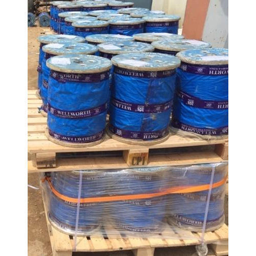 Brand	WIRE ROPE INDIA Diameter	8.3 mmLength	500 mm/reelMaterial	Galvanized SteelMaterial Grade	High Carbon Steel