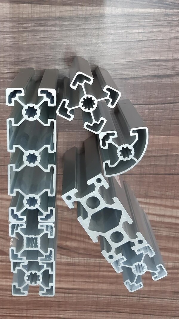 Sec No: 580, T Slot Aluminium Profile 15x15, Standard Length: 3 Mtr