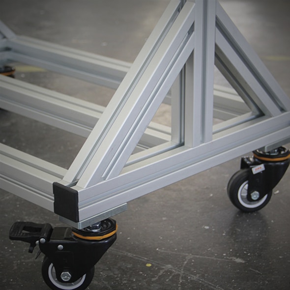 We are Manufacturers, Exporters & stockiest of High Quality Aluminium profile, 40x40 Aluminium Profiles, Aluminium profile 40x40, Industrial profile for 40x40, 40x40 Industrial Profile, 40x40 Conveyor profile, 40x40 Strut Profile, 40x40 Extruded Profile, 40x40 profile Extrusion. 40x40 Aluminium Extrusion, 40x40 Modular profile, Aluminium Modular Profile 40x40 & 40x40 Work Station profile.Available with accessories. i.e. T Nut, Die cast Bracket, External Brackets, Straight Joint, Beading, Slot Cover and others,