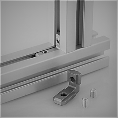 Internal BracketMaterial: Carbon Steel Coating: Zinc PlatedGrub ScrewMaterial: SSAvailable Sizes: 20x20 for 6mm Slot (M5x6)30x30 for 8mm Slot (M6x8)40x40 for 10mm Slot (M8x10)45x45 for 10mm Slot (M8x10)