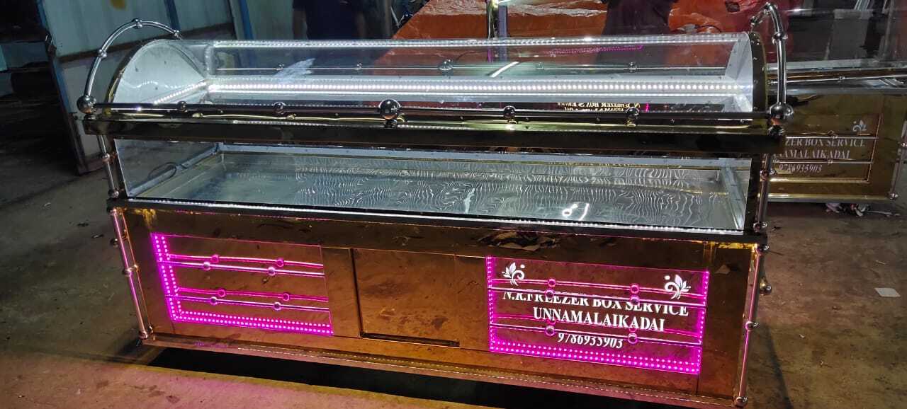  Gold Grand VIP Laser Cutting Single Dead Body Freezer Model