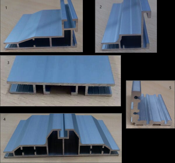 Sec No.393 Type: Single Side Fabric Frame Profile Size: 40mm Wt: 0.59 kg/mtrLength: 2.25 Mtrs