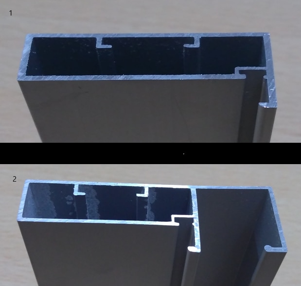 Aluminium Blum Handle Sec No. 383Finish: Anodized Silver MattLength: 12 Feet