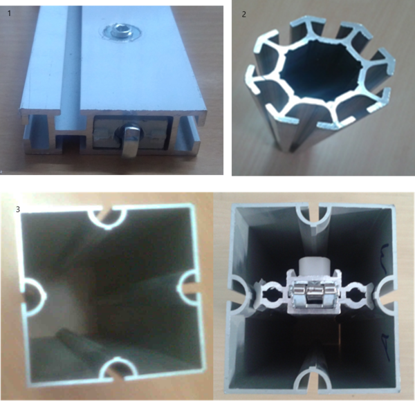 Aluminium Maxima Section Size: 40x40 mmSec No. 164Finish: Mill Finish, Powder coated & Anodized
