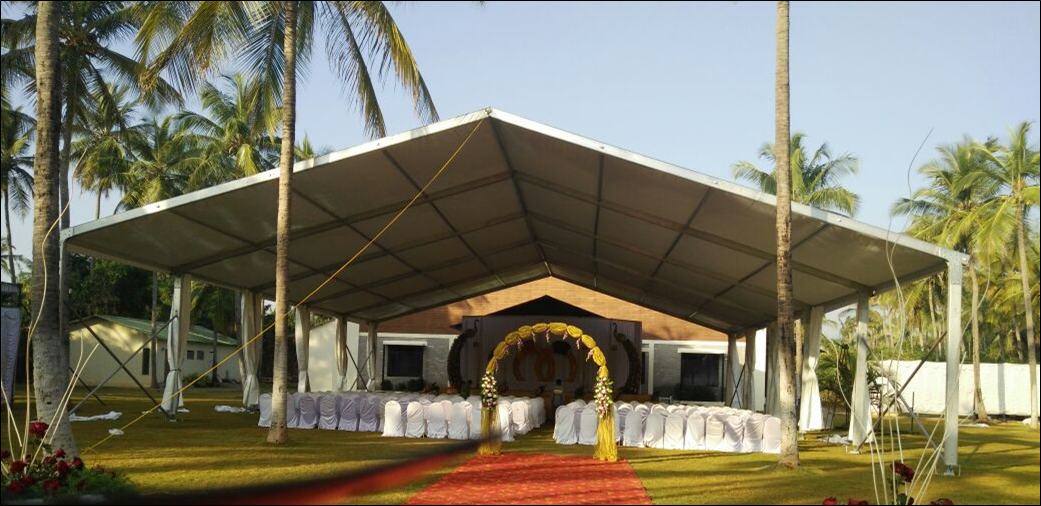 German Tents are designed for ease of handling, storage, transportation &  installation. Event tent, warehouse tent, garden tent, industrial tent, exhibition tent, commercial tent are some of the few applications of German tents.
Standard: Available in span of 20, 30, 40, 60, 80,  Feet 
Extension as desired.