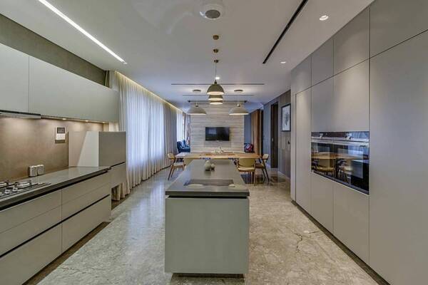 Best modular kitchen in various door finishes, waterproof shutters, company warranty and designer looks