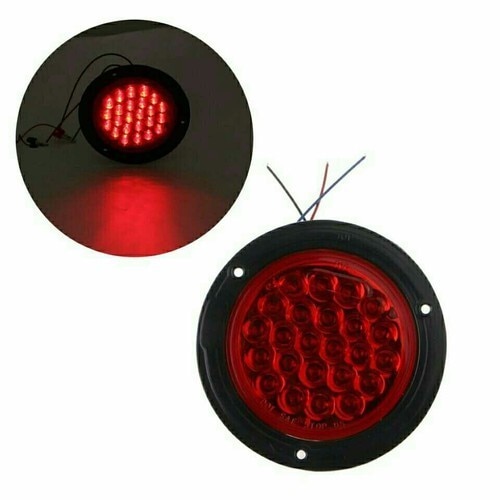 We are among the reputed organizations, highly engaged in providing an optimum quality range of LED Tail Light.*Lighting Color: Red*Body Material: Plastic lens and rubber grommet*Service life: 50,000 hrs*LED Voltage: 24V*Lens Diameter: 110 mm*Light Source: LED*Diameter: 110 mm*Overall Size: 130 mm*Material: Plastic
