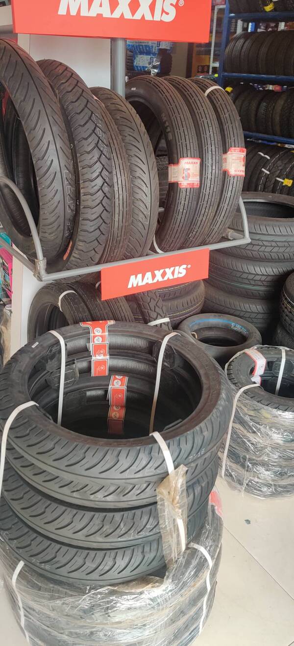 WE ARE AUTHORISED DEALERS OF ENTIRE RANGE OF MAXXIS  SCOOTER AND BIKE TYRES .