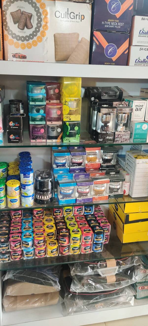 WE HAVE THE WIDEST RANGE OF CAR PERFUMES FROM ALL LEADING BRANDS AVAILABLE IN ABOUT 30 FLAVOURS TO SUIT YOUR TASTES AND PREFERENCES.