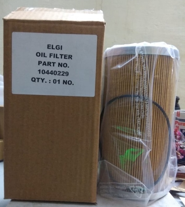 ELGI SCREW COMPRESSOR MODEL: E55 - OIL FILTER P/N 10440229