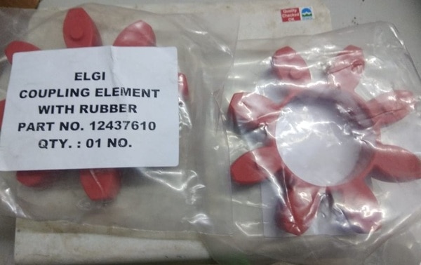 ELGI SCREW COMPRESSOR MODEL: E55 - COUPLING ELEMENT WITH RUBBER / P/N 12437610 