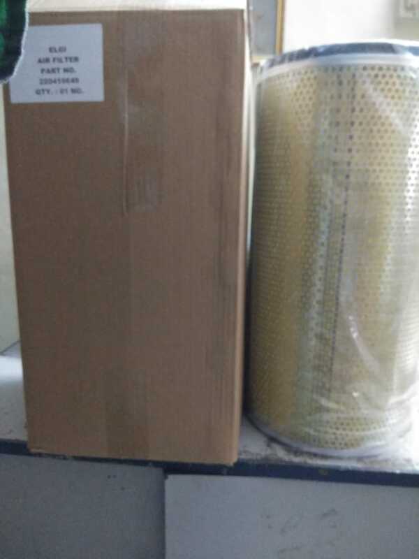 ELGI SCREW COMPRESSOR MODEL: E55 -  AIR FILTER P/N - 220419649