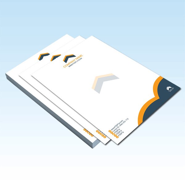 An effectively designed letterhead that has your company's branding officiates all your communication. A good letterhead adds credibility to the information conveyed in the letter. A poorly printed letterhead, on a flimsy paper, will harm your company's reputation. There's no doubt that a letterhead creates an impression about your company in the minds of the readers, and we take utmost care so that you make the right impression. You can now create an impressive company letterhead with PrintStop’s online stationery store. There's an exhaustive range of classy letterhead formats and templates. You can also create a customised letterhead design layout to add a personal touch to letterhead printing online. You just have to select the design, printing paper and quality are taken care of by us. Your letterheads will be printed on the finest quality uncoated paper stock, enabling comfortable writing while making your letterheads appear regal. There's a price calculator tab to help you keep a check on your company's expenses. Once you select the design and place the order, we will get the letterheads delivered to your doorstep as quickly as possible.Note: Orders with less than 1000 quantity (per artwork) will be printed using digital technology while remaining higher quantities will be processed using offset technology.