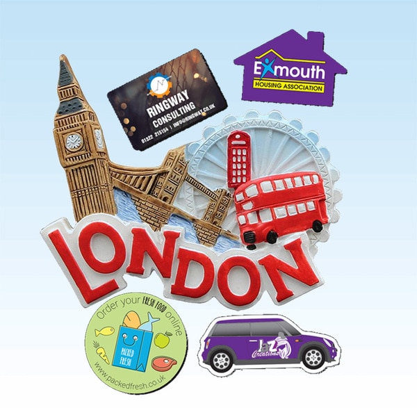 Make your fridge a canvas to showcase artistic fridge magnets. Get our fridge magnets online and give them to your clients or employees and promote your business effectively.Several brands send a fridge magnet or other other customised gift along with each and every order. It enables the customers to remember their brand even after they are done using the product. If used effectively, fridge magnets can be really useful.Our custom fridge magnets are personalised based on your specifications and design preferences. Their unique designs and higher durability have made them the best choice for gifting purposes. They come with an ideal thickness of 0.75 mm.These personalised fridge magnets are printed in multicolour and you can order a minimum of 25 pieces. They’re also available in different shapes. You can even get them with attractive glossy finish to garner maximum attention.Order these custom fridge magnets now!The options include: Square / Rectangle Shapes Square / Rectangle Shapes with Round Corners Circle / Oval Shapes Custom Shape