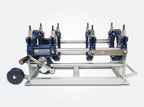 Application & Features :Suitable for butt fusion welding Of plastic pipes and fittings made Of PE, PP. and PVDF in construction site or workshop.Consists of basic frame, heating plate, planning tool, and support (for planning tool & heating plate).Removable PTFE coated heating plate with inbuilt Digital temperature control system with countdown timers for heating TI, T2 & cooling phase T5.Electric facer cutter With double cutting edge blades.Low starting pressure ensures reliable welding quality Of small pipes.It is made of lightweight and high strength material; simple structure and easy to operate.Trolley style wheel & handle system for easy mobility.Use of high quality pressure casting allows low weight without compromising strength and performance, while providing extra strength when welding not perfectly round pipe.Technical Specifications :Model.                        R160.  R200.    R250Welding range (mm)R160 : 50.63.75.90.110.125.140.160R200 : 63.75.90.110.125.140.160.180.200R250 : 90.110.125.140.160.180.200.225.250Heating Plate Max.Temp270 Oc270 Oc270 OcTemp. Deviation in surface<+-5 oc<+-5 oc<+-5 ocWorking voltage220V 50Hz220V 50Hz220V 50HzHeating Plate Power 1.0 KW1.3 KW1.6 KWNet Weight Machine & Heater Support 56 KGS63 KGS89 KGS